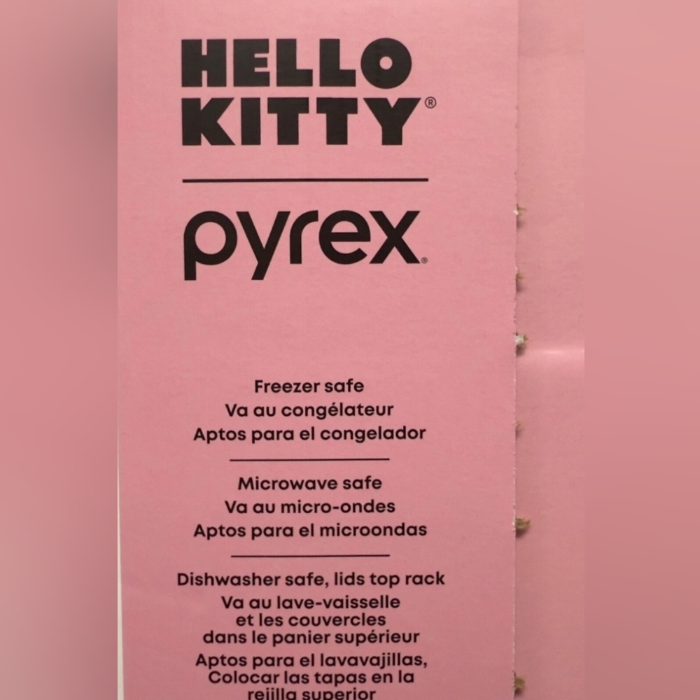⛔️SOLD!⛔️Hello Kitty Pyrex 8-Piece Storage Set - Picture 7 of 9